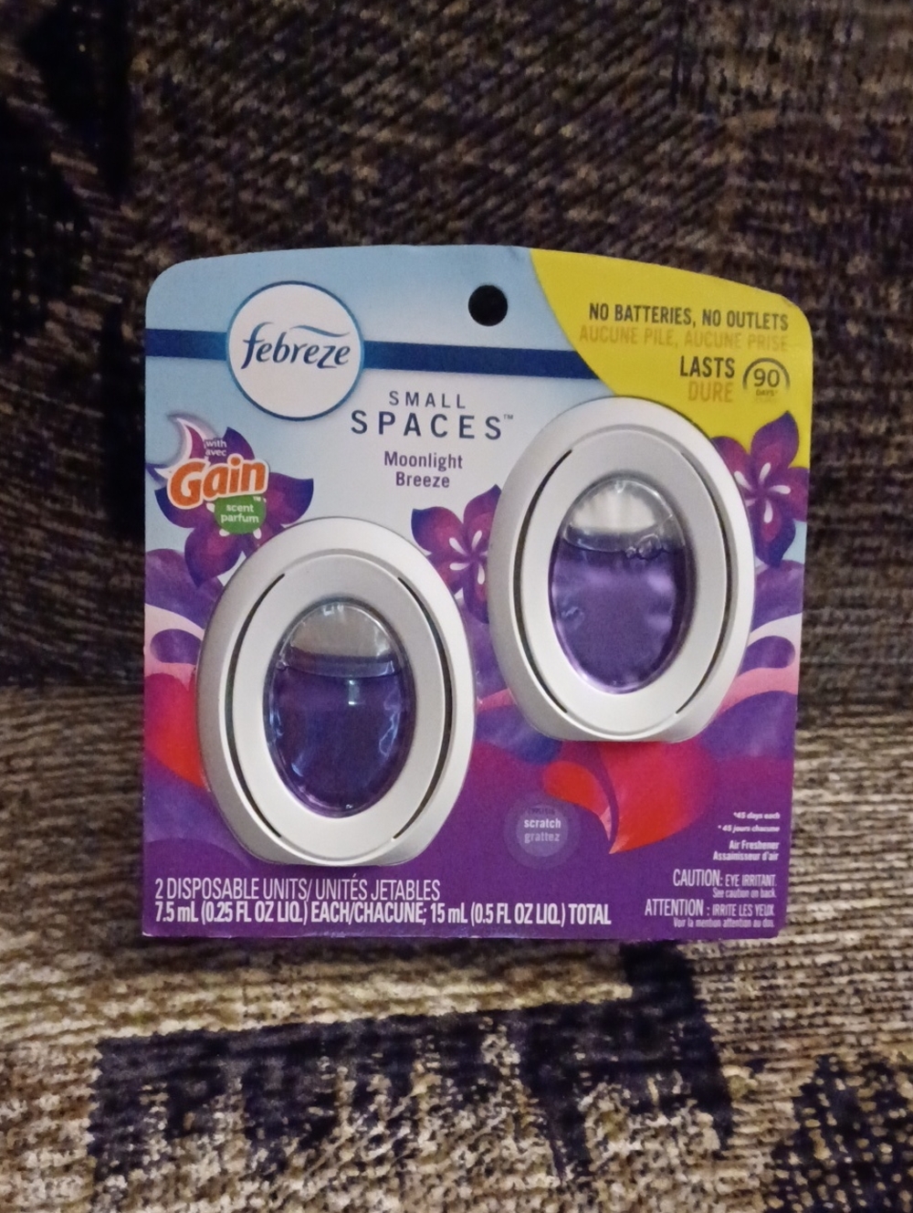 4/$30 New Febreze Small Spaces Freshener - Gain Moonlight Breeze - Sealed 2 Pack